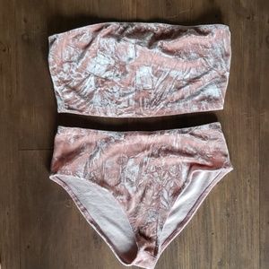 Velvet matching set